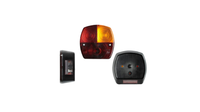 Lampa auto BestAutoVest pentru remorca partea Dreapta 12/24V 115x115x50mm cu lampa numar , 1 buc.