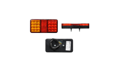 Lampa auto BestAutoVest pentru remorca partea Dreapta/ Stanga led 12V 149x74x26mm , rosu galben , 1 buc.