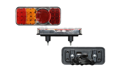 Lampa auto BestAutoVest pentru remorca cu leduri, stanga, 12/24V, 200x85x40mm, cu lumina ceata , 1 buc.