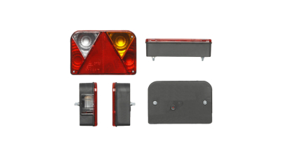 Lampa auto BestAutoVest pentru remorca universala, 12/24V , 200x135x54mm, cu lampa numar , partea Dreapta, 1 buc.