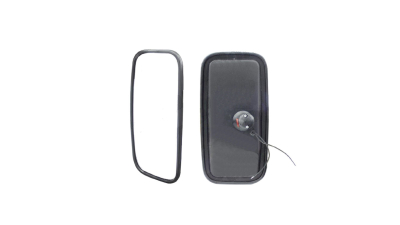 Oglinda retrovizoare exterioara Tir Partea Stanga/ Dreapta Convex Manuala Cu Incalzire 380x191 mm pentru brat fi 15/24 mm, carcasa neagra