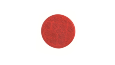 Catadioptru reflectorizant rotund rosu universal BestAutoVest, fixare cu surub, 84 mm , 1 buc.