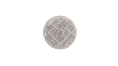Catadioptru reflectorizant rotund alb universal BestAutoVest, fixare cu banda adeziva , 50 mm , 1 buc.