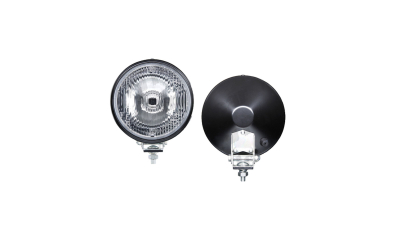 Far de drum , Proiector Universal  Stanga/ Dreapta Wesem Fata , 12/24V Diametru 160Mm , Adancime 60Mm Rotund, Lentila Alba, Carcasa Neagra , Tip Bec H1, Omologare Ece , 1Buc