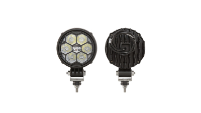 Far de drum , Proiector Universal  Stanga/ Dreapta Eu Fata Rotund , Bec Led , 12/24V Diametru 117Mm, Adancime 74Mm Cu Fire, Cu Suport Omologare Ece