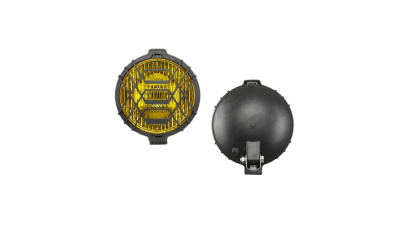 Proiector auto Wesem 12/24V rotund bec H3 , 164x78mm cu lumina de ceata partea dreapta/stanga sticla galbena , 1 buc . 