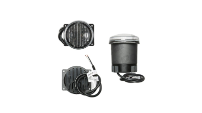 Proiector auto Wesem 12/24V rotund cu leduri partea dreapta/stanga 80x102mm cu lumina de ceata , 1 buc.