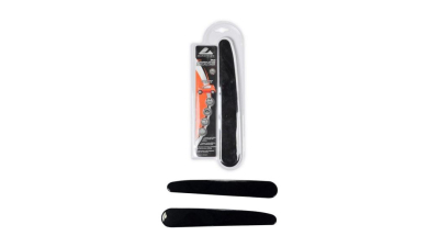 Bandou protectie parcare, set 2 buc, 30cm, negru, protectie portiere, oglinzi