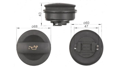Buson umplere ulei Vw Golf 5, 2003-2010 BRU, BXF, BXJ, BLS, BKC, BXE, BMN, BMM, 06C103485N; 06C103485P; 06C103485N