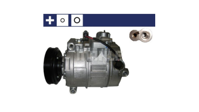 Compresor climatizare Audi A4 2000-2004, A6 2001-2004, Diametru rola (mm): 110, MAHLE ACP167000S