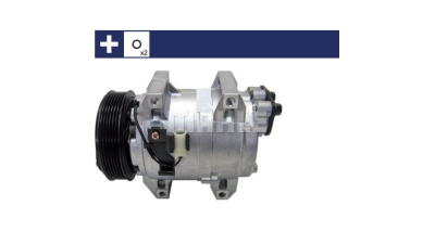 Compresor climatizare Volvo S60 2000-2009, S80 1998-2006, V70 2000-2007, Xc70 2000-2007, Xc90 2002-2015, Diametru rola (mm): 119, MAHLE ACP67000S
