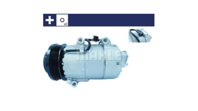 Compresor climatizare Ford C-Max 2007-2011, C-Max 2011-, Focus C-Max 2003-2007, Focus 2004-2011, Galaxy 2006-2015, Kuga 2008-2013; Volvo C30 2006-2012, C70 2006-2013, S40/V50 2004-2012, Diametru rola (mm): 120, MAHLE ACP861000S