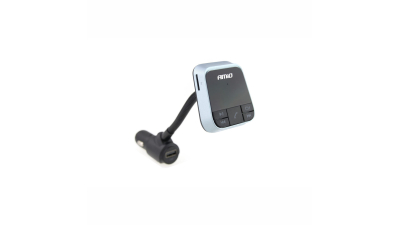 Modulator FM auto AMIO, 12-24V, Bluetooth 5.0, USB, TF card & AUX IN, iesire bricheta USB 2.0A