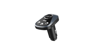 Modulator FM auto AMIO, 12-24V, Bluetooth 5.0, USB, AUX IN, Tester Baterie + Localizare auto