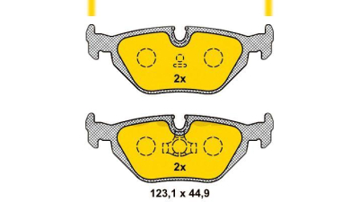 Set placute frana spate Barum BA2053 Bmw Z4 (E85) Z4 Cupe (E86) Mg Zt 3 (E36) 3 (E46) 3 Cabriolet (E36) 3 Cabriolet (E46) 3 Compact (E36) 3 Compact (E46) 3 Touring (E36) 3 Touring (E46) 3 Cupe (E36) 3