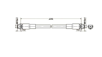 Furtun frana fata Barum BAH0013 Audi A6 Avant (4B5, C5) A4 (8D2, B5) A4 Avant (8D5, B5) A6 (4B2, C5) Superb (3U4) Passat (3B2) Passat (3B3) Passat Variant (3B5) Passat Variant (3B6)