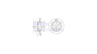 Disc frana DELPHI BG3530C, Spate