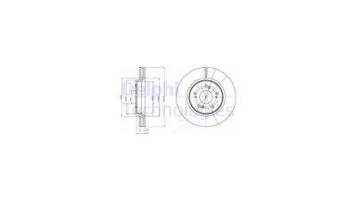 Disc frana DELPHI BG4250C, Fata