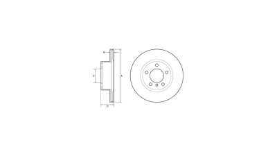Set disc frana DELPHI BG4645C