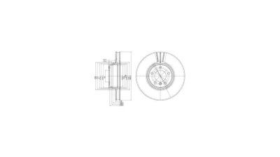Disc frana Delphi BG9212, parte montare : Punte Fata