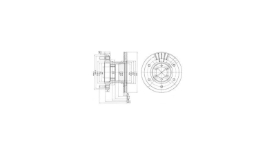 Disc frana Delphi BG9453, parte montare : Punte Fata