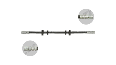 Furtun frana EU BH0004, Dreapta = Stanga, Fata