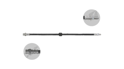 Furtun frana EU BH0005, Dreapta = Stanga, Fata