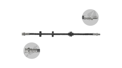 Furtun frana EU BH0044, Dreapta = Stanga, Fata