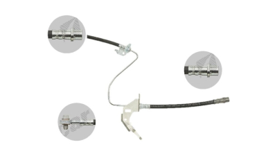 Furtun frana EU BH0076, Stanga, Spate
