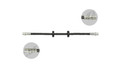 Furtun frana EU BH0090, Dreapta = Stanga, Fata