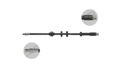 Furtun frana EU BH0093, Dreapta, Fata