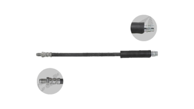 Furtun frana EU BH0108, Dreapta = Stanga, Fata