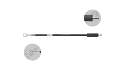 Furtun frana EU BH0115, Dreapta = Stanga, Fata