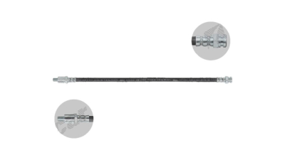 Furtun frana EU BH0122, Dreapta = Stanga, Fata