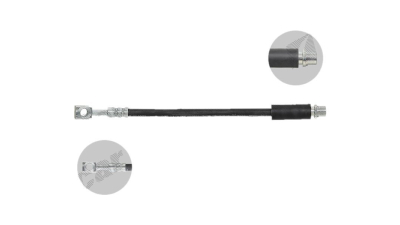 Furtun frana EU BH0132, Dreapta = Stanga, Fata