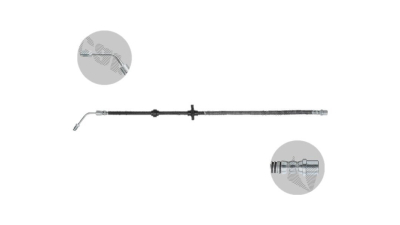 Furtun frana EU BH0139, Stanga, Spate