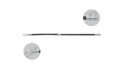 Furtun frana EU BH0158, Dreapta, Fata