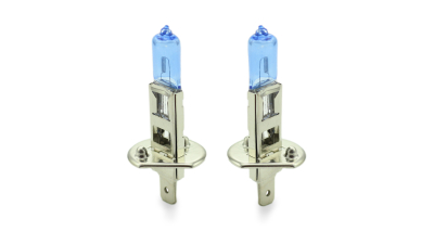 Set de 2 becuri halogen H1 - 55w, 12V, +50% Intensitate, 1 buc., BHA021-V