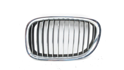 Grila centrala radiator Bmw Seria 7 (F01/F02), 10.2008-2016, crom/negru, partea stanga, 51117184151 Originala