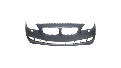 Bara fata Bmw Seria 5 (F10/F11) 12.2009-2017, Grunduita, cu gauri pentru spalator faruri si senzori parcare, Originala