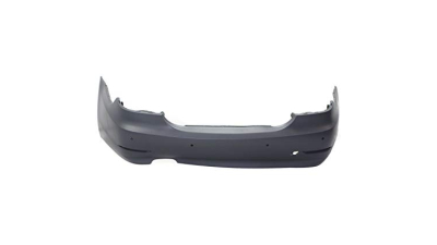 Bara spate Bmw Seria 5 SEDAN (E60), 03.2007-06.2010, Primerizat, cu orificii pentru senzori de parcare, 51127178184 , spoiler original