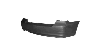 Bara spate Bmw Seria 3 (E90), 08.2008-06.2012 Model sedan exceptie 335i/335d, Primerizat, cu orificii pentru senzori de parcare, 51127202706 originala