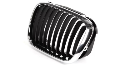Grila radiator BMW Seria 3 E46 1998-2001 Partea stanga cu element cromat 51137042961 ORIGINALA