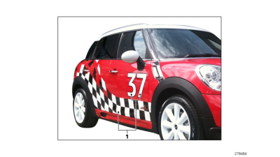 Set stickere abtibild lateral Championship Edition MINI R60 51142239793