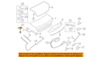 Incuietoare usa Broasca Stanga Bmw Seria 6 E63/E64 ; original  51247203161
