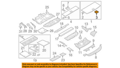 Maner tableta Acoperire Roata Rezerva Bmw Seria 5 F07/F11, X5 F15; original 51477267483