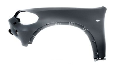 Aripa fata Bmw X5 (E70), 10.2006-04.2010, partea dreapta, cu gaura pentru semnalizare, plastic  51657178396 ORIGINALA
