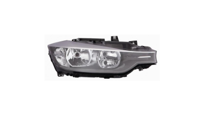 Far Bmw Seria 3 Gt (F30/31/34/35), 01.2012-06.2015 Sedan/Combi, electric, tip bec H6W+H7+H7, cu motoras, omologare ECE, cu lumina de zi, DREAPTA 63117259524 ORIGINAL