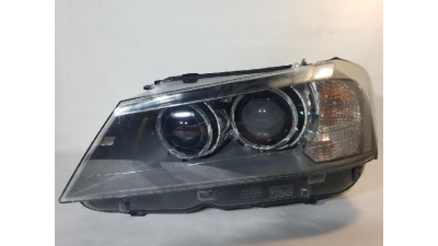 Far Bmw X3 (F25), 11.2010-04.2014, electric, tip bec D2S+LED, are motoras, 63117276991; Partea Stanga , ORIGINAL