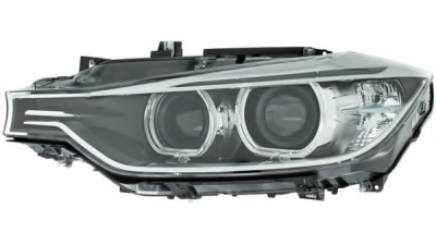 Far Bmw Seria 3 (F30/31/35), 01.2012-06.2015  si Seria 3 GT 2013-, tip bec D1S+PY21W, BiXenon , cu lumini curbe 63117338701 Stanga , Original